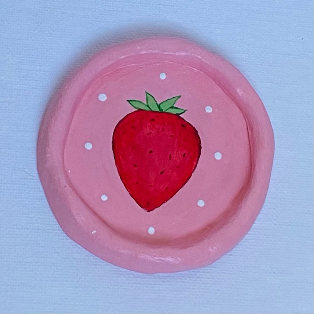 🍓 Strawberry Jewelry/Trinket Dish 🍓